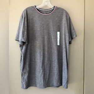 Grey Ringer T-Shirt Large